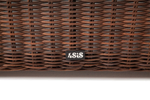 "Лунго" журнальный столик плетеный, цвет коричневый