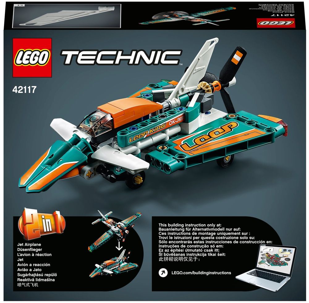 Конструктор LEGO Technic 42117 Гоночный самолёт