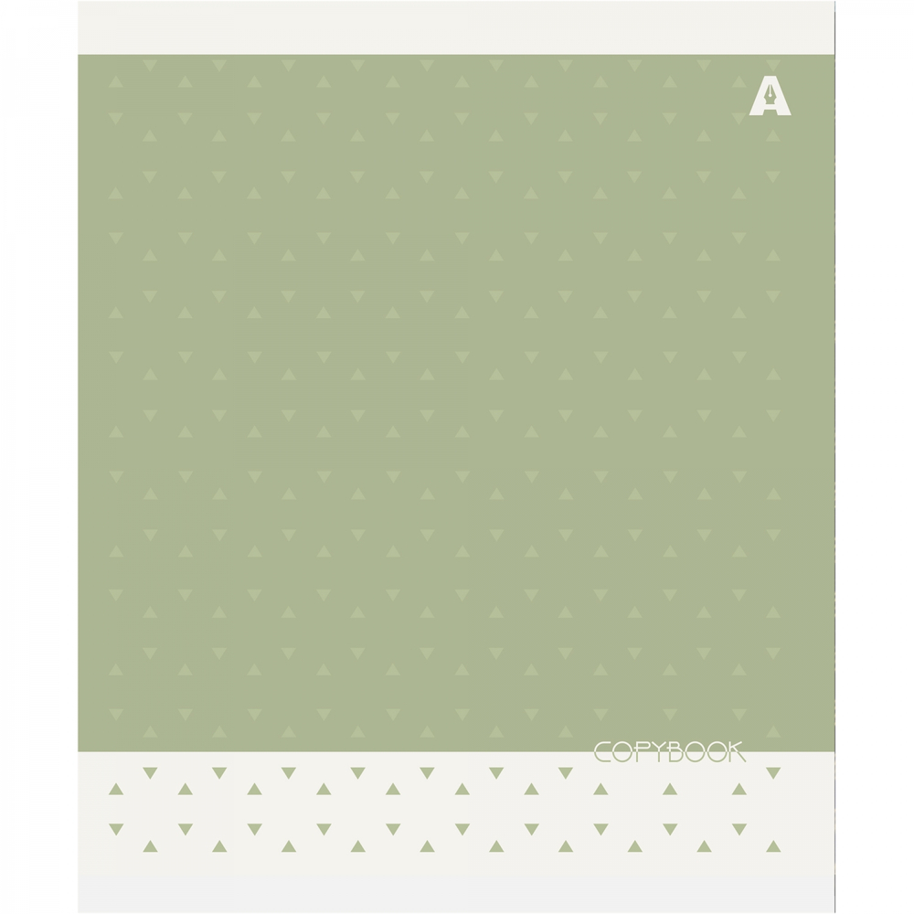 Тетрадь 48л., А5, линия, Alingar "Pattern", скрепка, мелованый картон ( стандарт), блок офсет, 5 дизайнов в пленке т/у