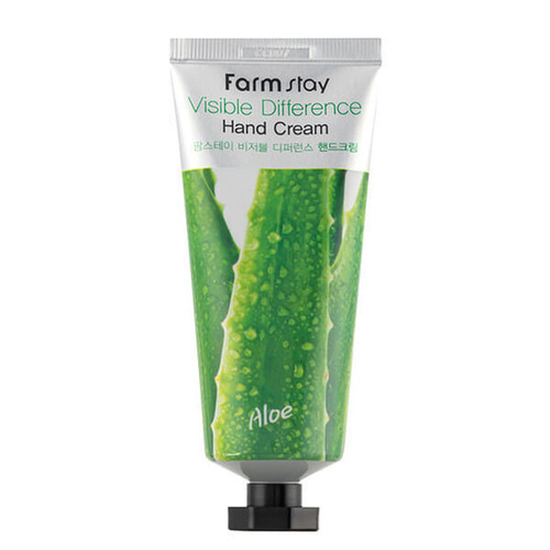 Крем для рук с алоэ вера FarmStay Visible Difference Aloe Vera Hand Cream, 100г
