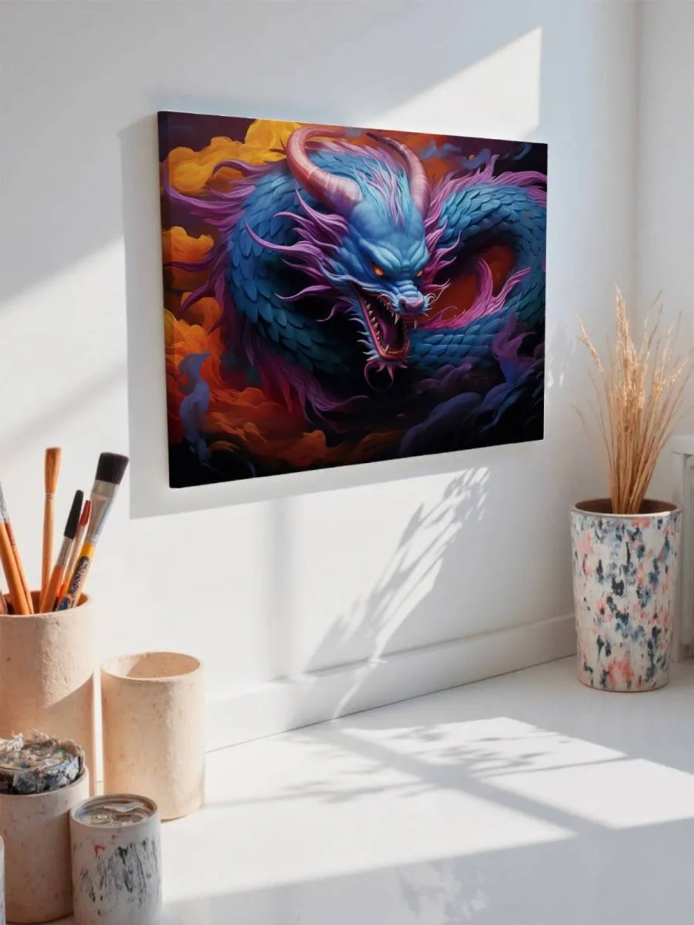 Картина на стену 40 X 50 Дракон