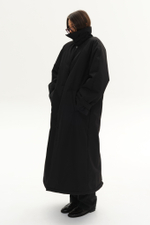 Утепленный плащ MAMIN | Черный