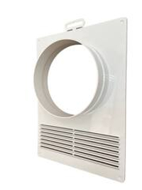 Торцевая площадка с решеткой 180х250 мм для воздуховода 115-120 мм