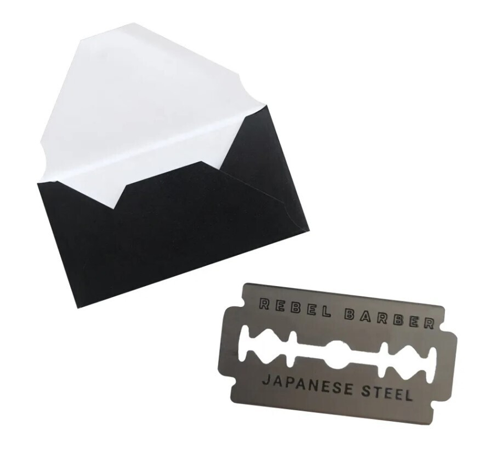 REBEL BARBER Double Edge Blade - Классические сменные лезвия упаковка 40 шт.