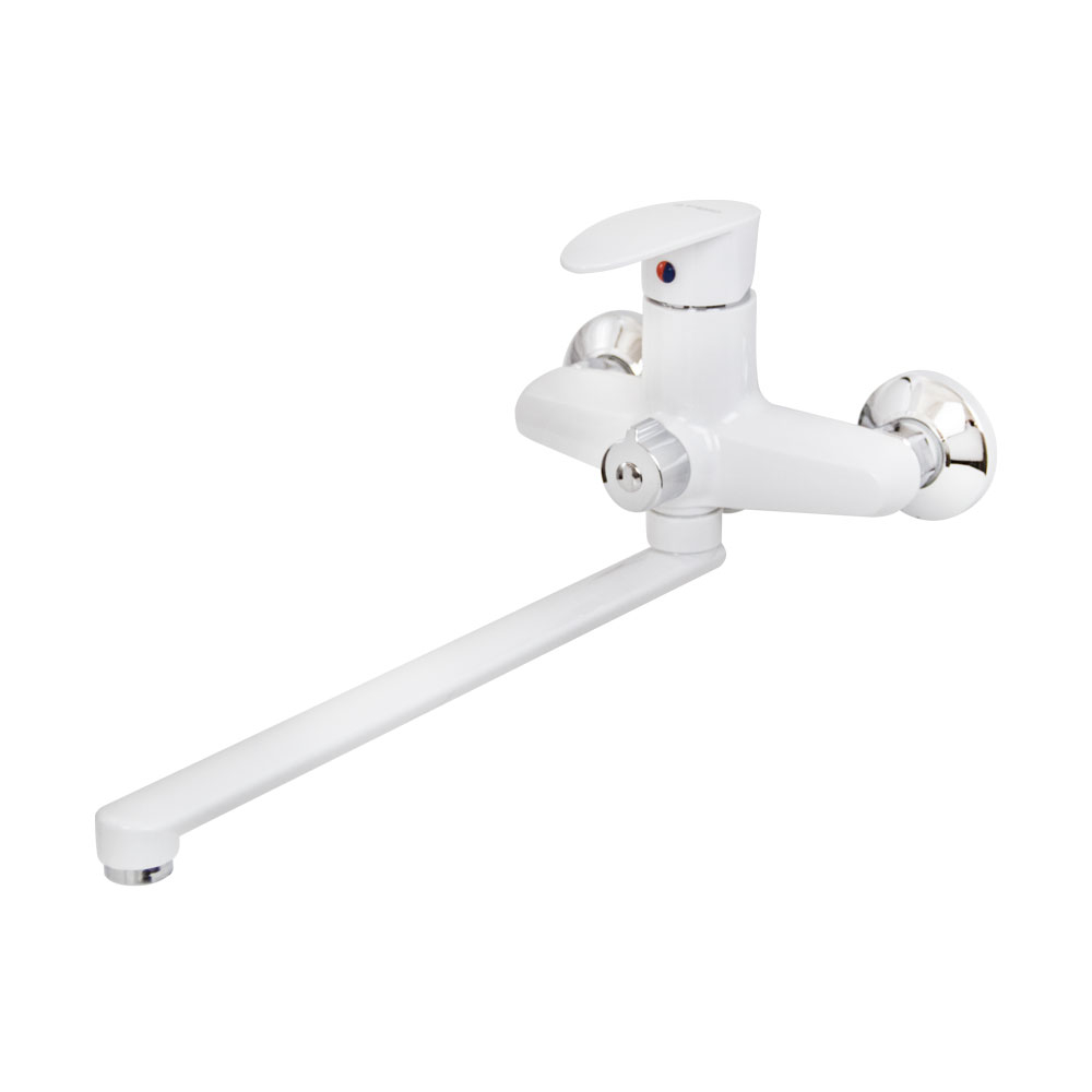 Смеситель STEMIX PL700-006E-2 ванна (к.35) белый