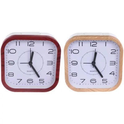 Будильник «Делия» 11*11*4см, микс цветов