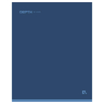 Тетрадь общая BG "Monocolor. Blue", А5, 48 листов в клетку, soft-touch ламинация,на скрепке