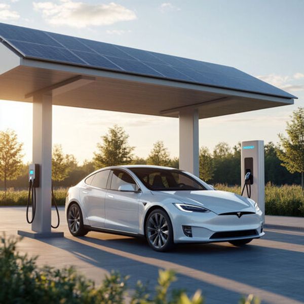 Зарядная станция на солнечных панелях: от эксперимента к масштабированию Зарядная станция на солнечных панелях: от эксперимента к масштабированию