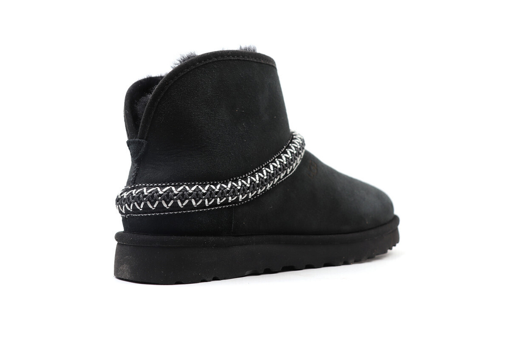 UGG Classic Mini Cresent Black