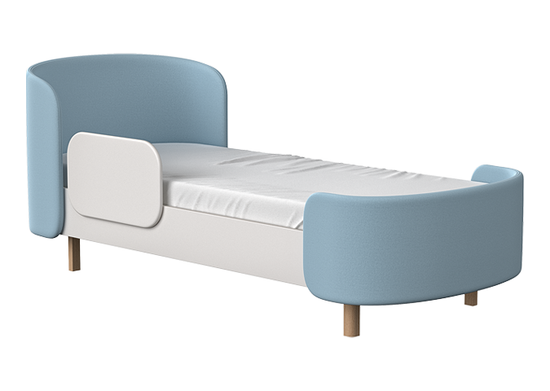 Кровать подростковая KIDI Soft размер L (голубой)