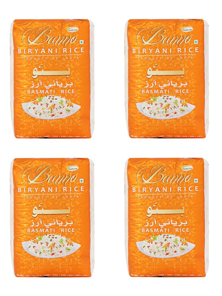 Рис Banno Басмати Biryani выдержанный 500 г x 4 шт