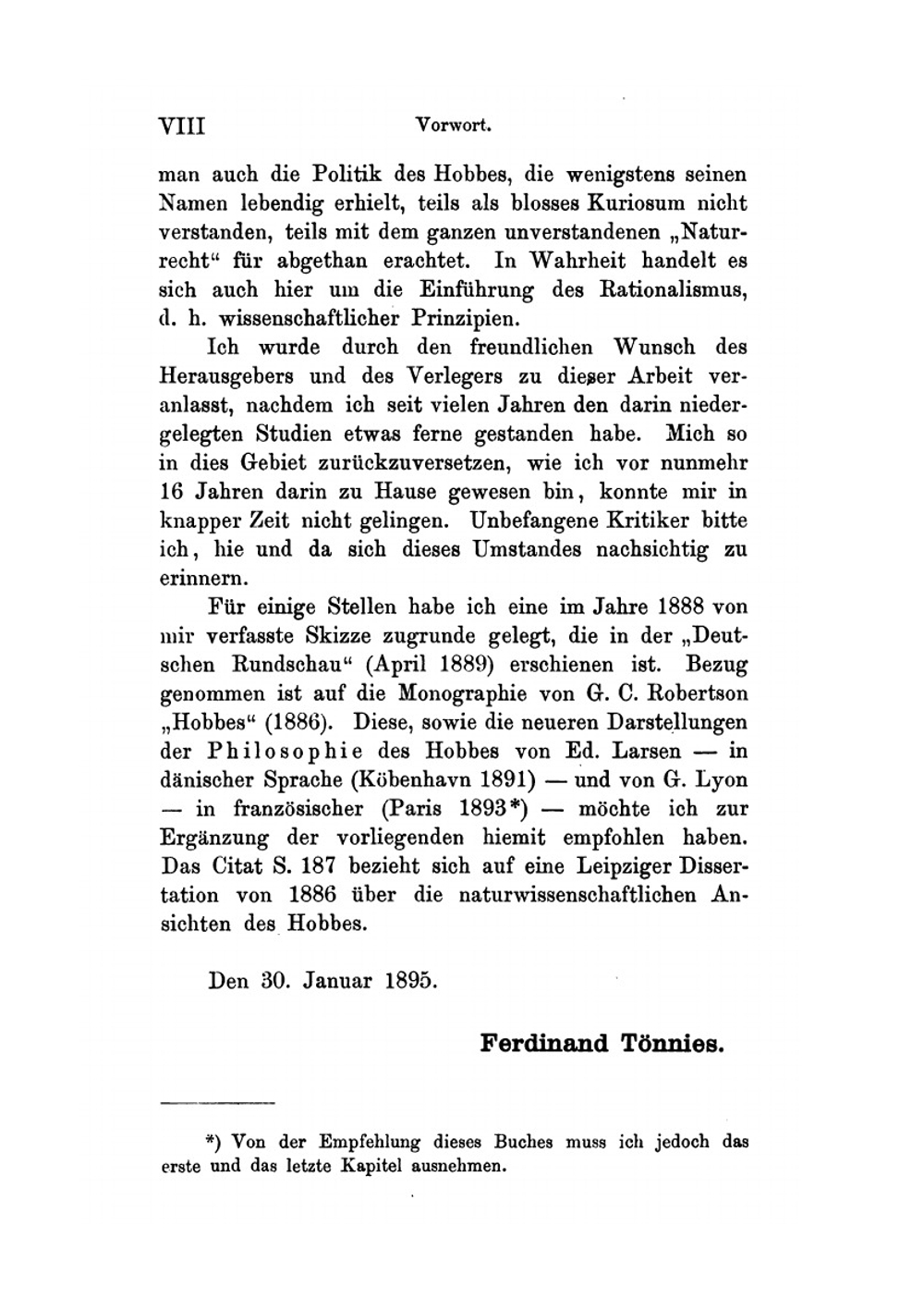Hobbes Leben Und Lehre. Volumes 1-2 | Ferdinand Tönnies