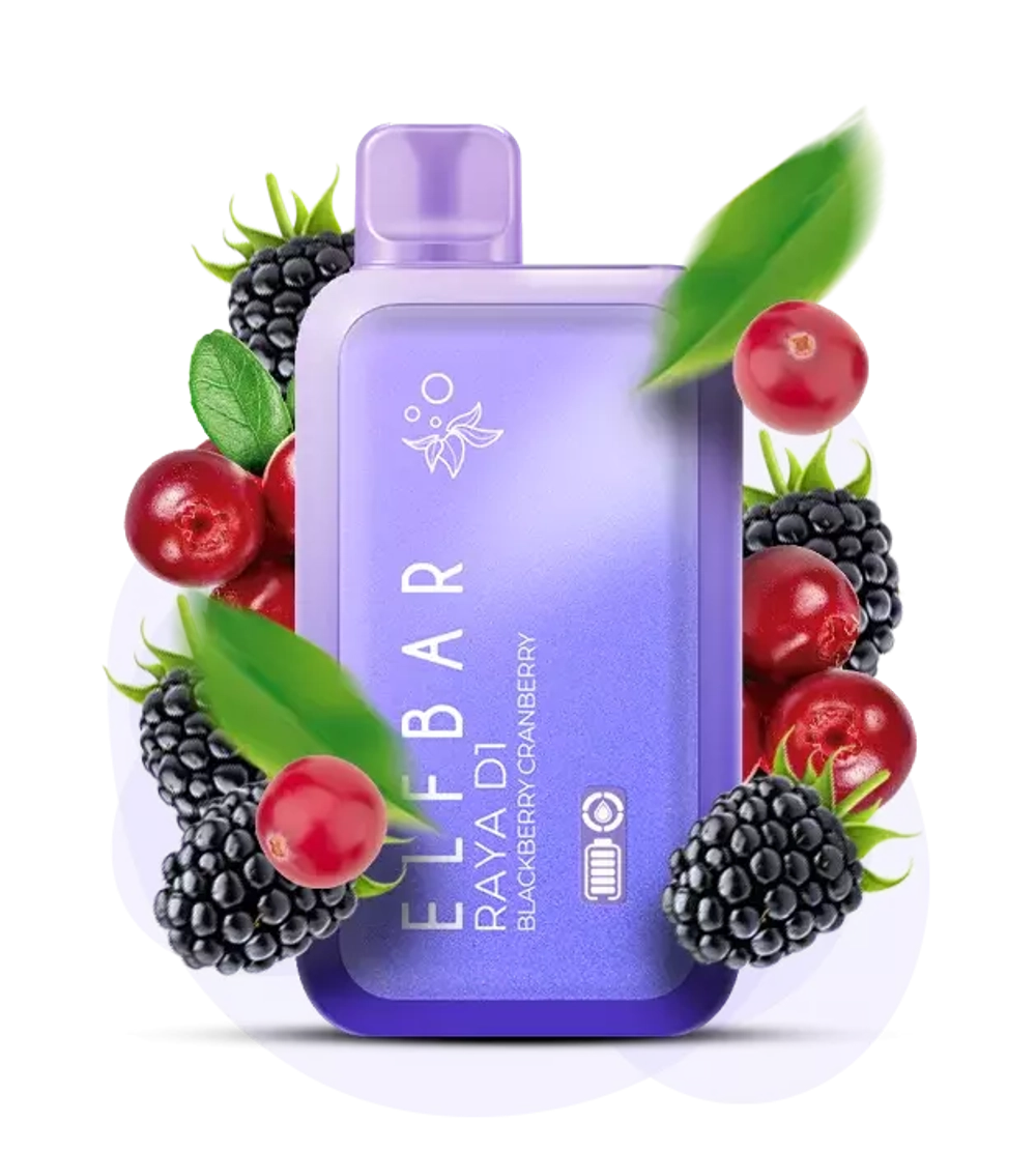 ELF BAR RAYA D1 - Blackberry Cranberry (5% nic)