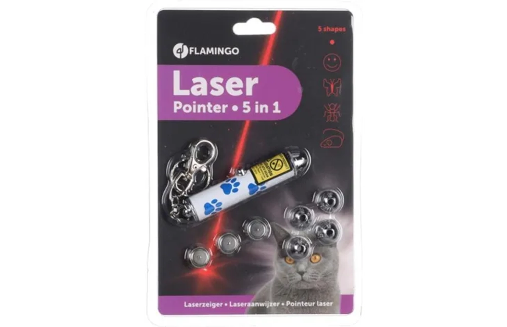 FLAMINGO Указка лазерная для игры с кошкой