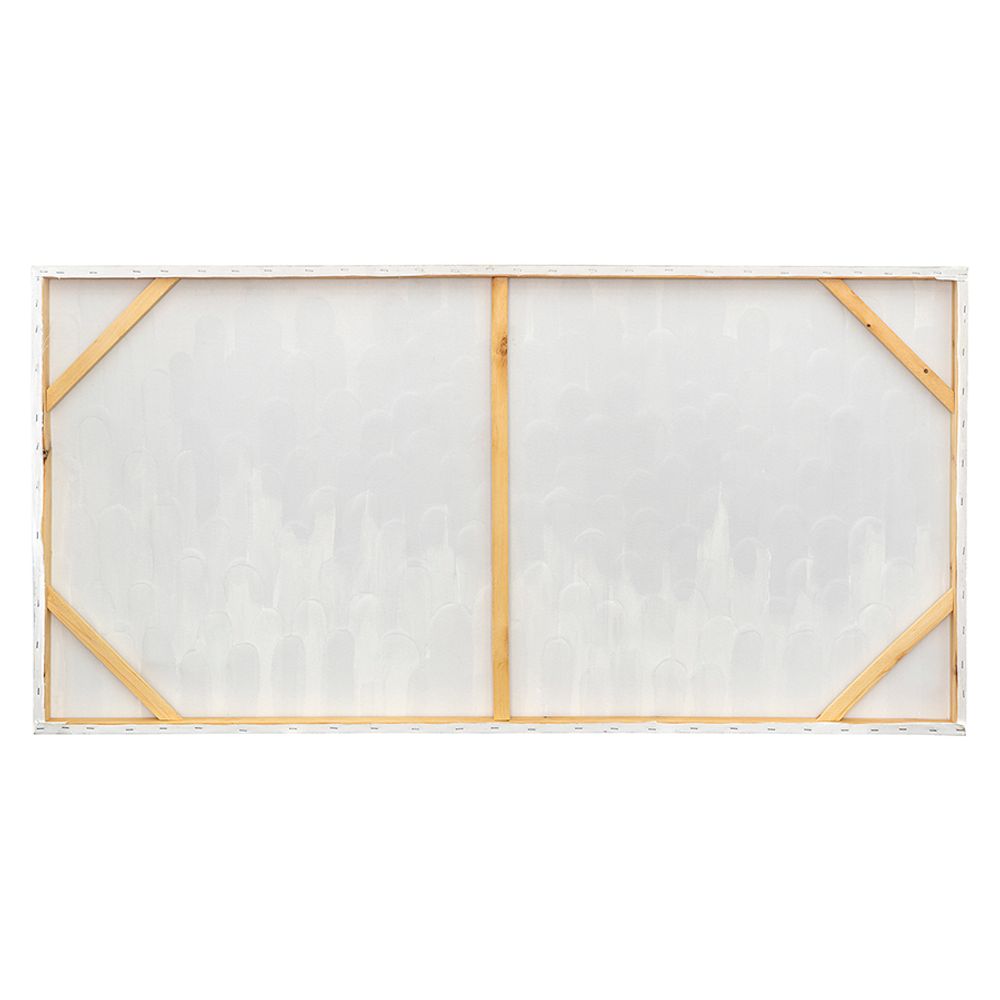 Панно декоративное с ручной росписью By Feel, 140х70 см, черно-белое