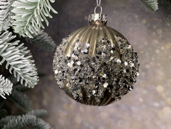 Набор стеклянных шаров Лауф 80 мм., 12 шт., House of seasons (85537)