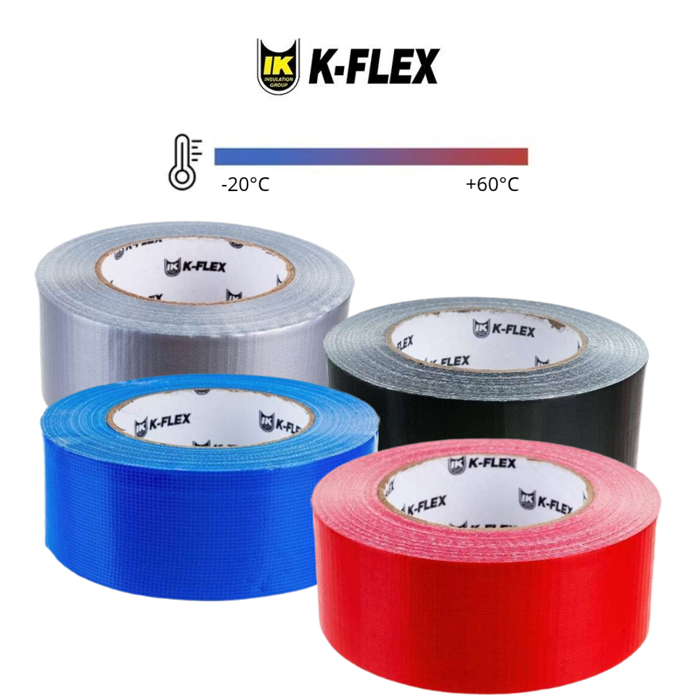 Самоклеящаяся армированная клейкая лента K-FLEX DUCT 1604H
