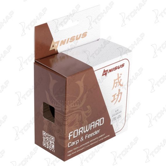 Леска FORWARD Carp&Feeder brown 0,405mm/150m Nylon (N-FCF-0405-150) Nisus