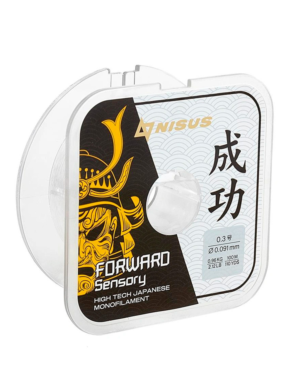 Леска для рыбалки Nisus FORWARD Sensory Nylon Transparent 0,261mm/100m (N-FS-0261-100)