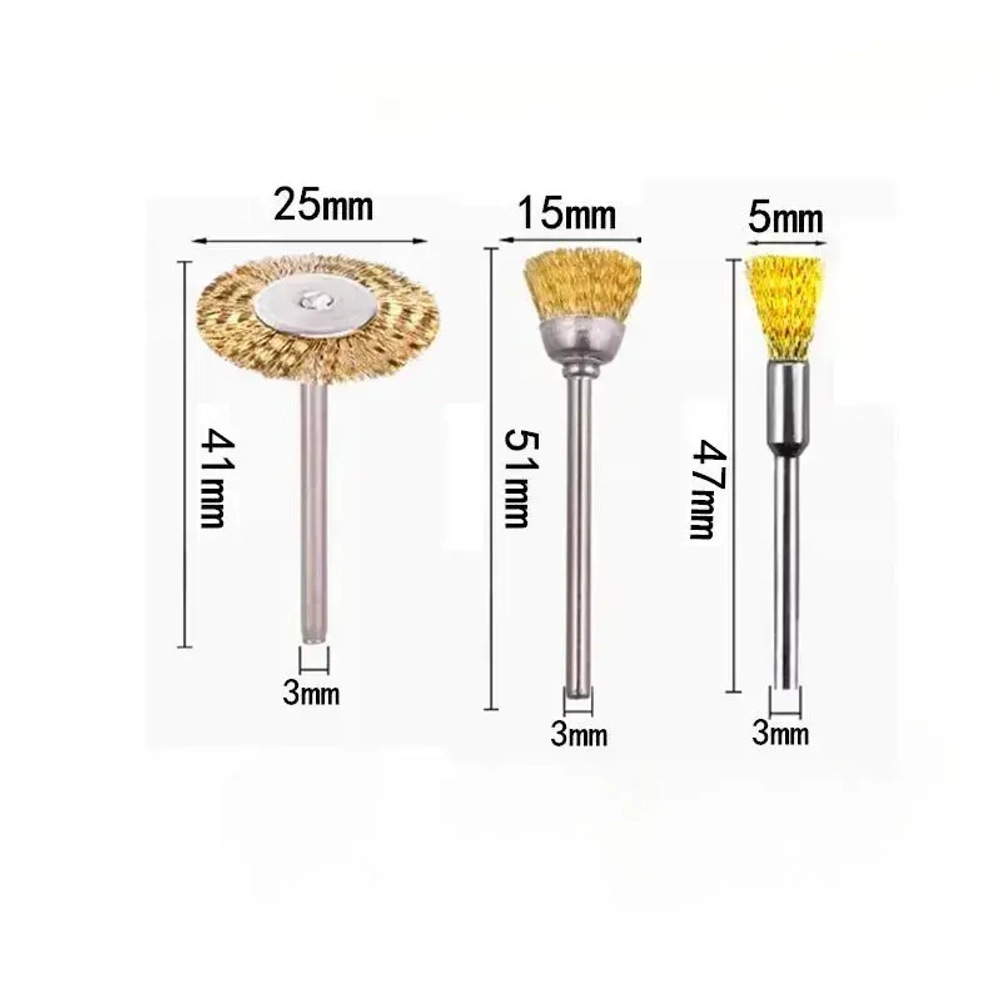9шт Щетка стальной проволоки для удаления ржавчинок из нержавеющей стали шлифовального колеса