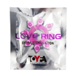 Розовое гелевое эрекционное кольцо-звезда 1,5см ToyFa Basic 818002-3