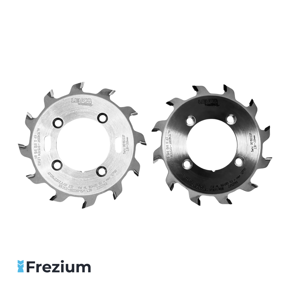 Диск пильный подрезной по дереву "LEUCO" (120x2,8-3,6x50 Z2+12; 192237)
