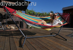 MEXICO гамак плетеный одноместный цветной