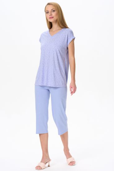 Пижама женская с бриджами Лори P0240-G41.3S01,сиреневый