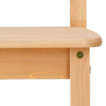 Обеденная группа стол и 6 стульев Индра из натурального дерева, бейц/масло