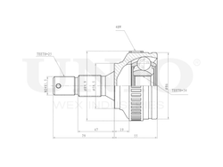 ШРУС внешний UNIO CVJ-20126