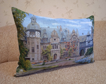 Декоративная гобеленовая наволочка для интерьерной подушки Династия 68х47
