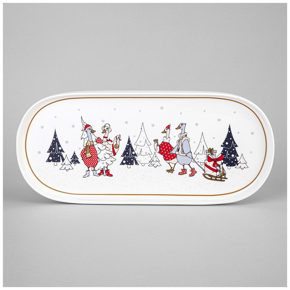 БЛЮДО ОВАЛЬНОЕ LEFARD "FAMILY CHRISTMAS" 34*14,5 СМ (КОР=12ШТ.)