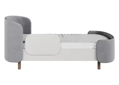 Кровать подростковая KIDI Soft размер М антивандальная ткань (серый)