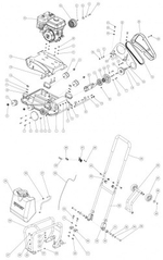 Виброплита поступательного движения GROST PC-2248H