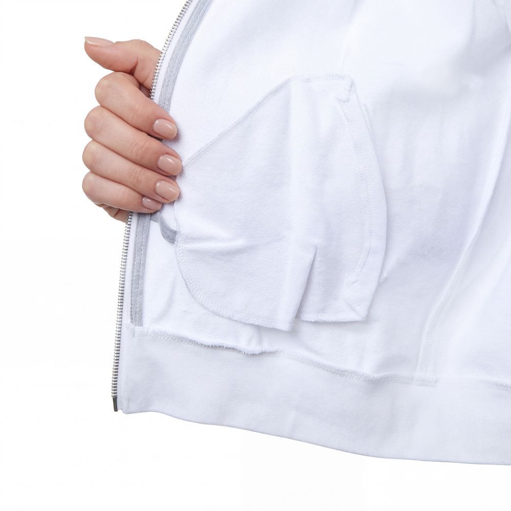 Костюм спортивный MIKASA MT537/530-022-2XL, р.2XL, 70% хлопок, 30% полиэстер, бело-серый
