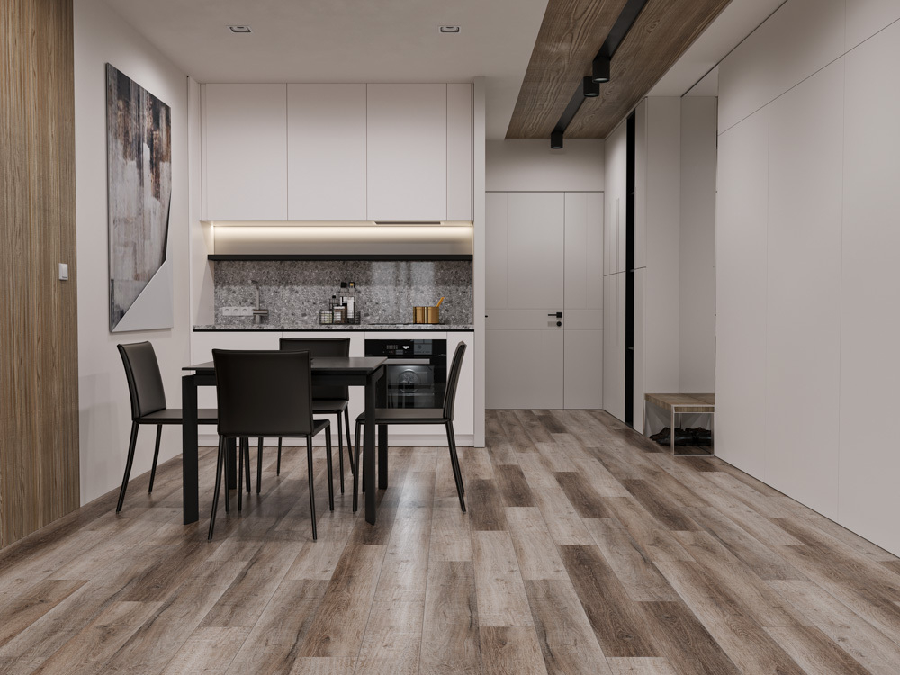 Ламинат SPC CronaFloor WOOD Дуб Горный