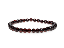 Браслет из цельного калининградского янтаря 5 мм