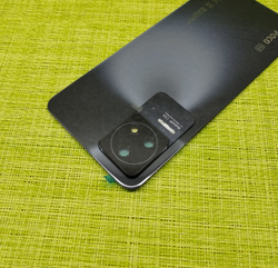 Poco F4 5G (2022) (22021211RG) - Задняя крышка (корпус) в сборе со стеклом камеры (стеклянная) (ORIG-SP)