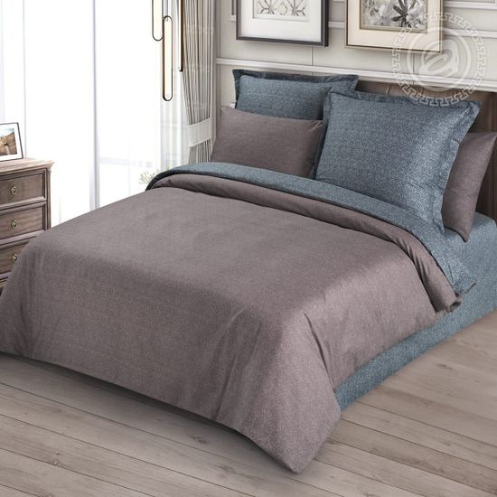 Евро комплект постельного белья Рамон сатин