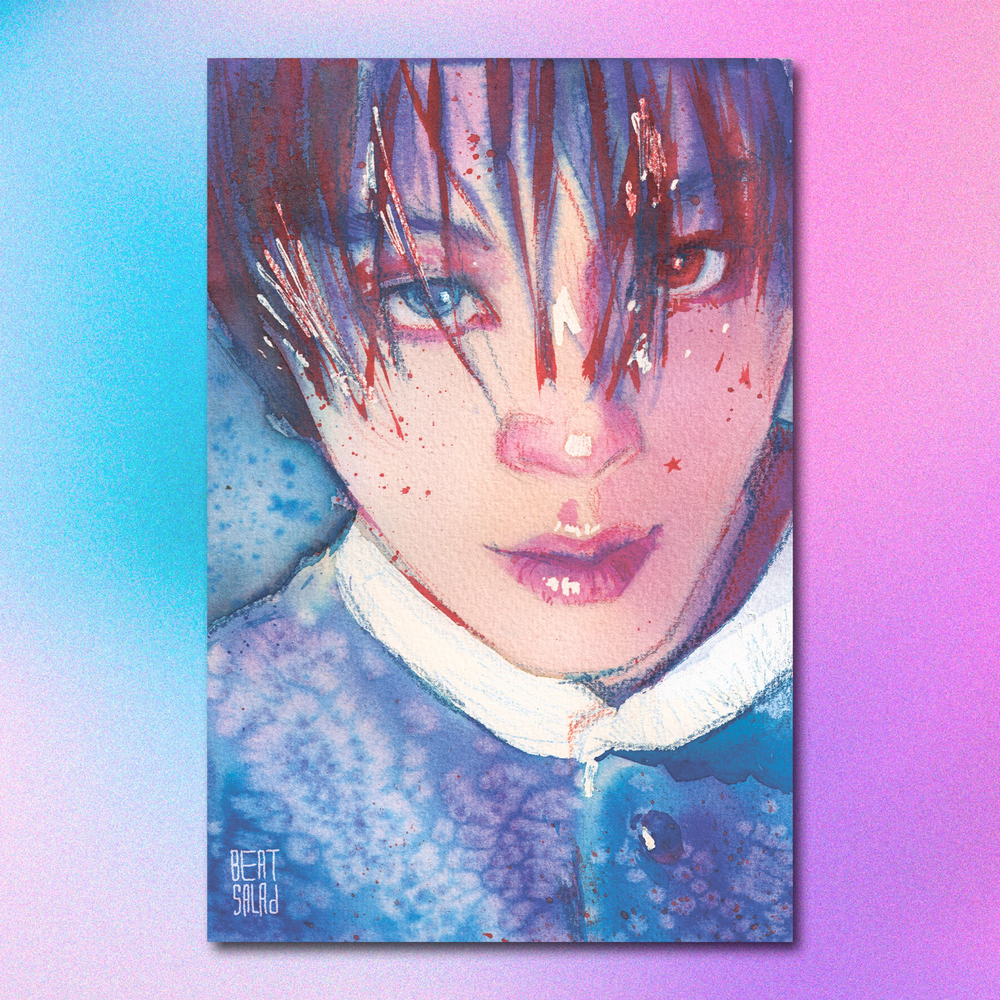 Арт принт / beat_salad / NCT / Хэчан #4