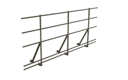 Кровельное ограждение Fachmann KO/ECO/SN-1200-3-3000 Фальцевый крепеж RAL