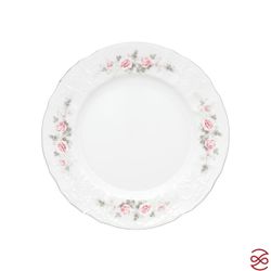 Тарелка Bernadotte Серая роза платина 25 см(1 шт)