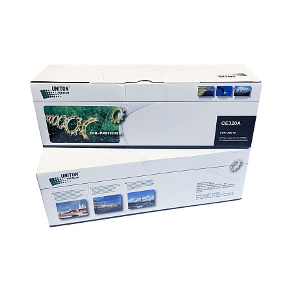 Картридж для HP Color LJ CP 1525/CM1415 PRO  CE320A ч (2K) UNITON Premium GREEN LINE (Eco Protected)