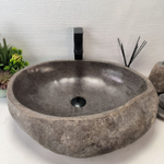 Раковина из речного камня RS-63442 (57*46*16) 0123
