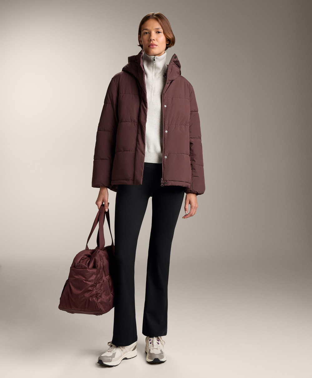 Oysho Водоотталкивающая утепленная куртка Primaloft®, винный