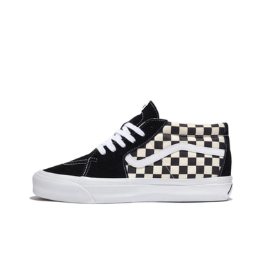 Кеды Vans Sk8-Mid Reissue 83 LX 'Checkerboard - Black' VN000CQQ2BO