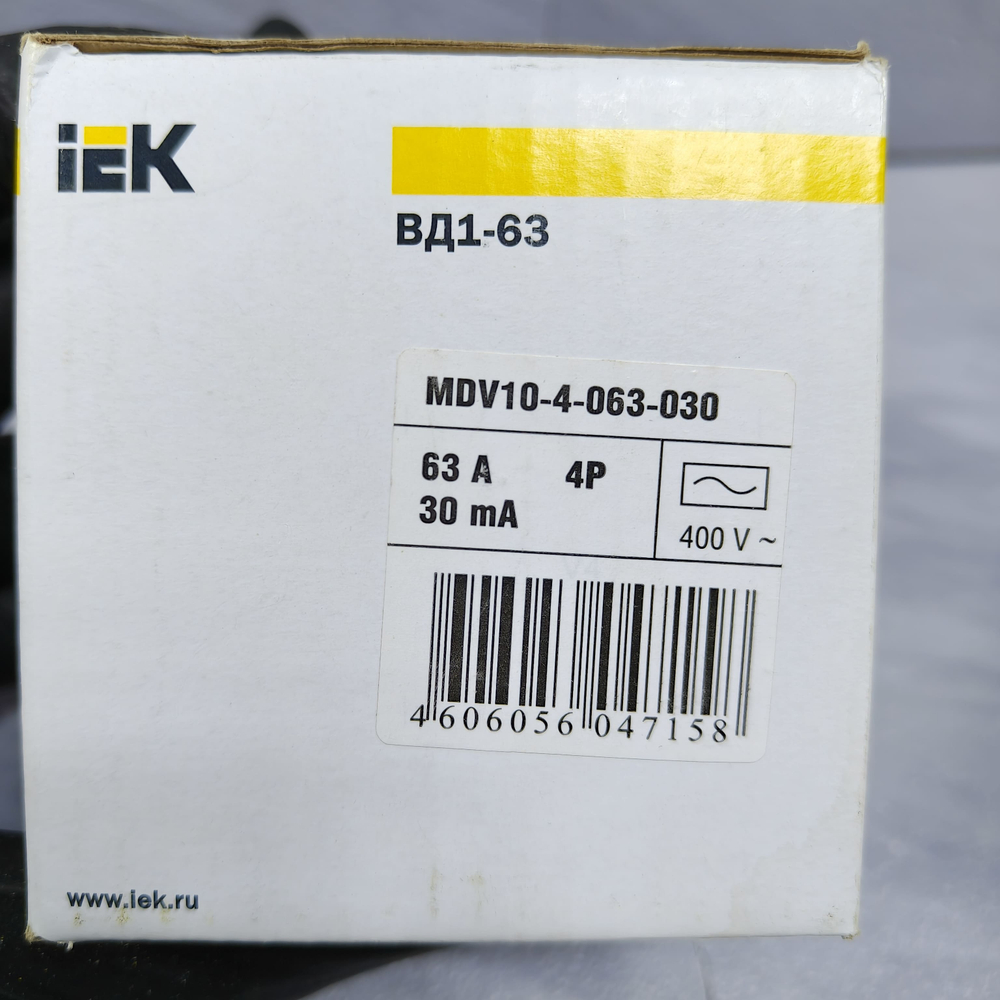 УЗО - iEK ВД1-63 4P