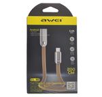 Кабель USB x Micro USB -2.0 м. Awei CL-18 (2.4Amax)