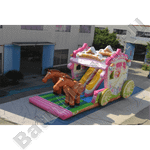 Коммерческий надувной батут "Карета принцессы"