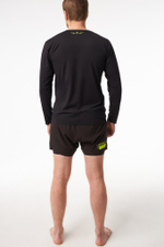 ЛОНГСЛИВ УТЕПЛЕННЫЙ МУЖСКОЙ BASE LAYER TEE LS | BLACK YELLOW